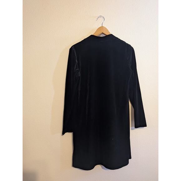 Vintage ronni Nicole black velvet cardigan size 8 - Picture 6 of 6